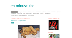 Desktop Screenshot of enminusculas.com