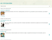 Tablet Screenshot of enminusculas.com